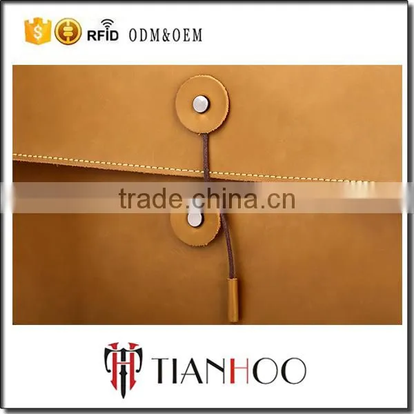 Personalised Women Leather Envelope Clutch Bag Custom Hand Bags photo-4
