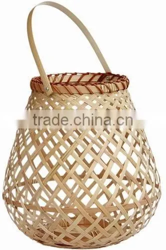 Natural Vintage Bamboo Lantern photo-2