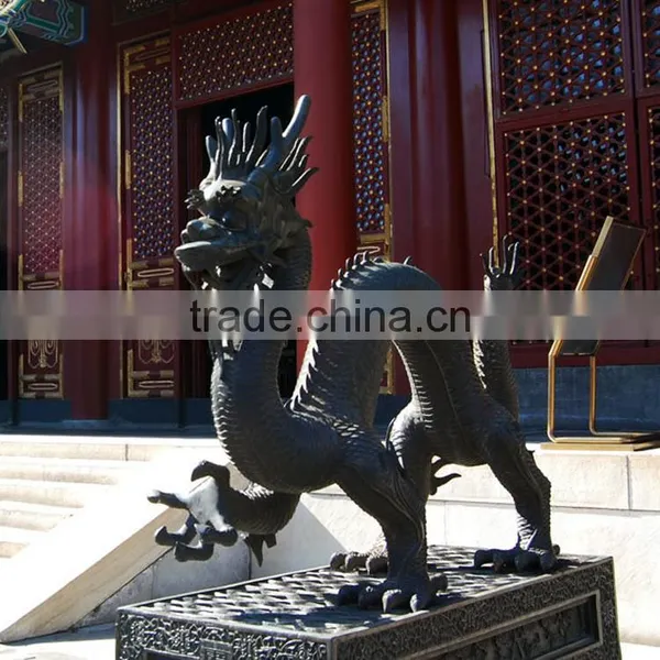 High Quality Decorative Casting Bronze Chinese Dragon Statue photo-2