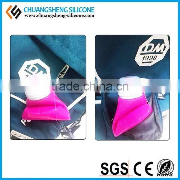 High-quality FDA Silicone Foldable Outdoor Sports Water Bottle photo-4