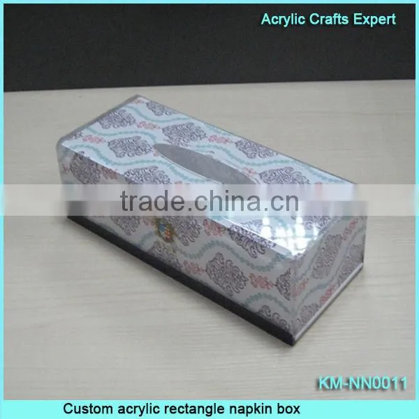 Custom Acrylic Rectangle Napkin Box,tissue Boxes photo-6