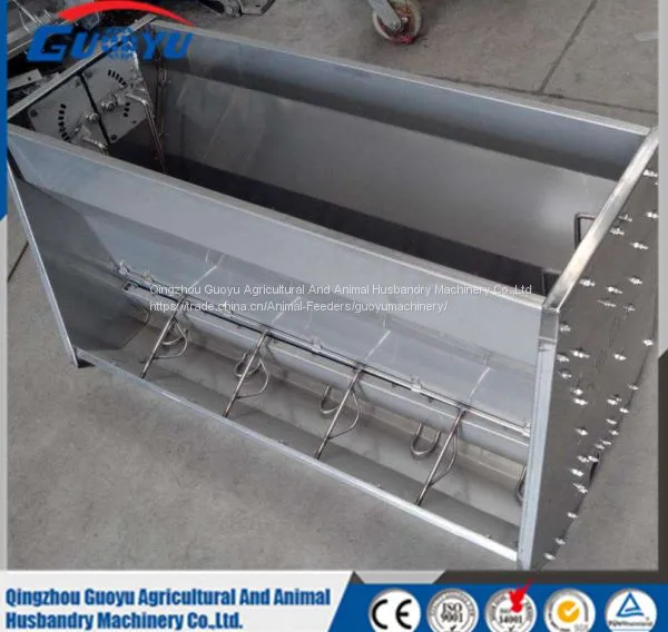 Galvanized Livestock Feeding Trough/Pig Chicken Farming Equipment/Automatic Trough for Sale photo-3