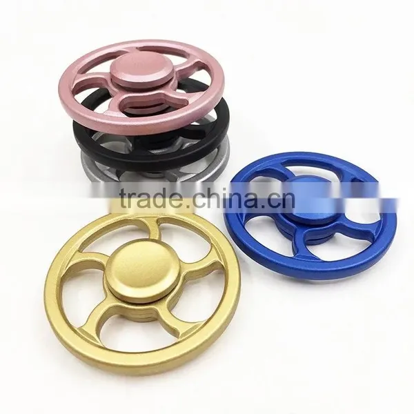 Wheel Hand Spinner Brass Dual Fidget Air Spinner photo-2