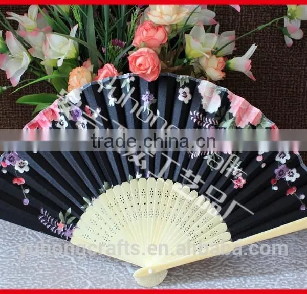 Chinese Bamboo Fabric Crafts Fan photo-3