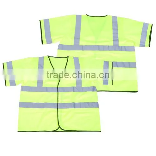 Printed Warning Reflective Safety Vest photo-4