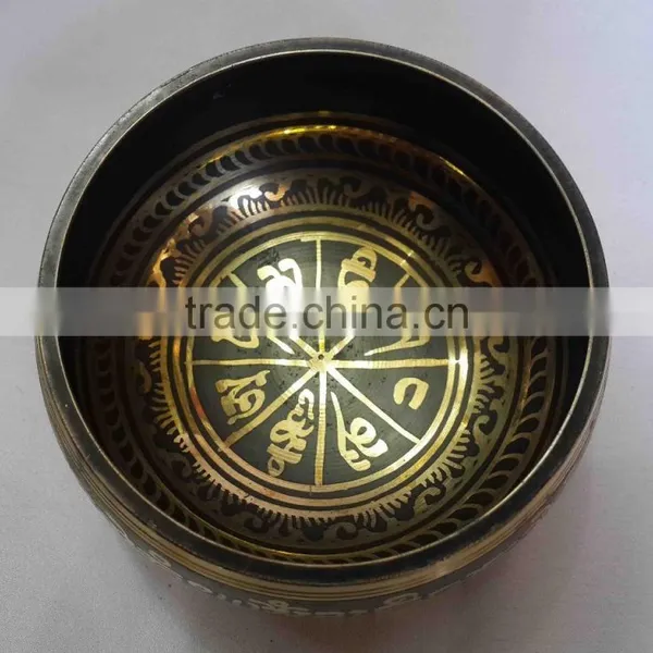 Best Selling Symbolic Colored Tibetan Healing Meditation Singing Bowl photo-2