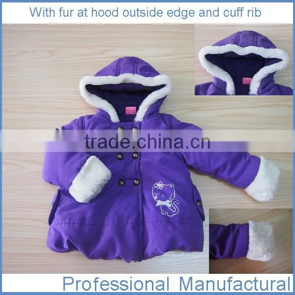 High Quality Children Fancy Winter Coat for Wholesale photo-2