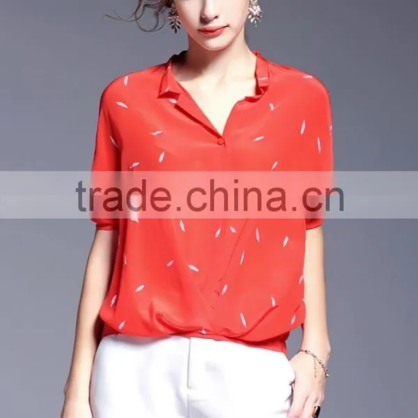 Custom Short Leeve Loose New Fashion Pattern Shirts Lowest Price photo-3