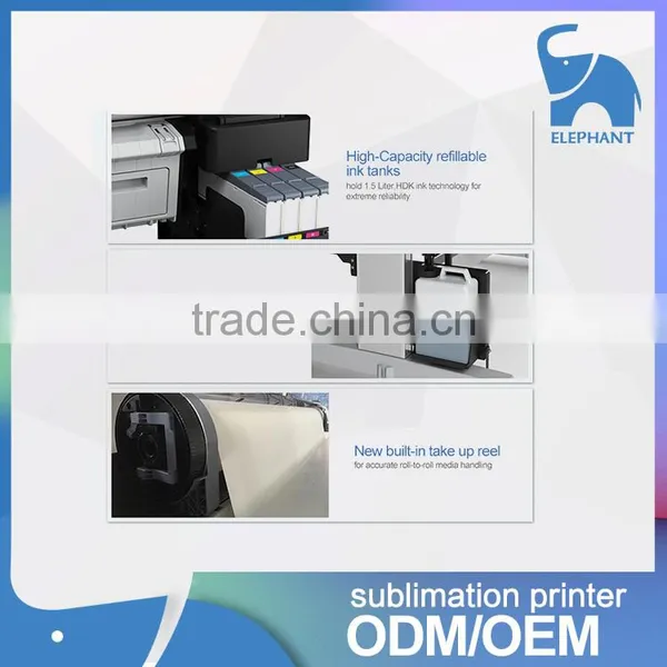 1.2m With TFP Printheads Dye Sublimation Photo Printer for Polyester photo-4