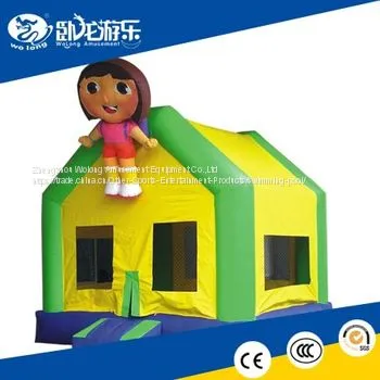 Горячая продажа! Girl House Wolong надувной замок-трамплин