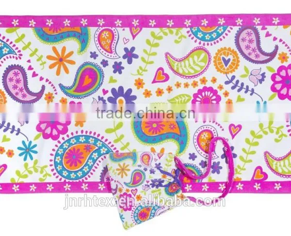 China Manufacturer Custom Printing Microfiber Fabric Towel Bag photo-6