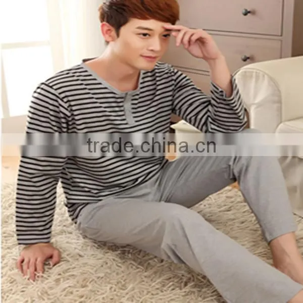 Fashion Comfortable Sleepswear Cotton Pajamas for Men photo-2