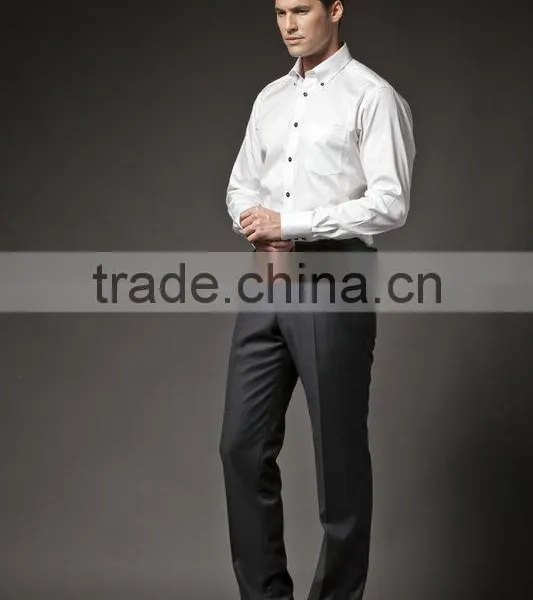 Latest Style Man Dress Shirts With Long Sleeve photo-3