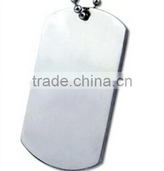 316L Stainless Steel Military License Titanium Steel Dog Tag