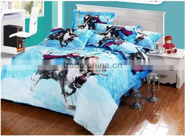 Wholesale Frozen Bedding Set for Kids Frozen Bedding Set of 4pcs for 1.5-1.8m King Beds photo-2