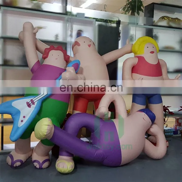 HI CE Nylon Giant Family Inflatable Cartoon Character for Kids or Advertising photo-2