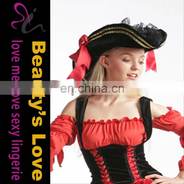 Beauty`s Love Halloween Costume Hat Sexy Women Pirate Hat