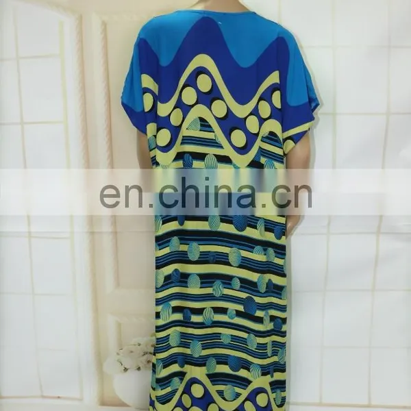African V-neck Print Women Kaftan Wholesale Dashiki Shirts photo-5