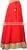 Indian Georgette Red Gotta Patti Lehenga Skirt Gyspy Bohemian Belly Dance Hippie Boho Skirts For Navratri With Tassel Wholesale photo-6