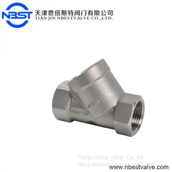 Water Y Type Filter Female Thread Stainless Steel Strainer Valve photo-3