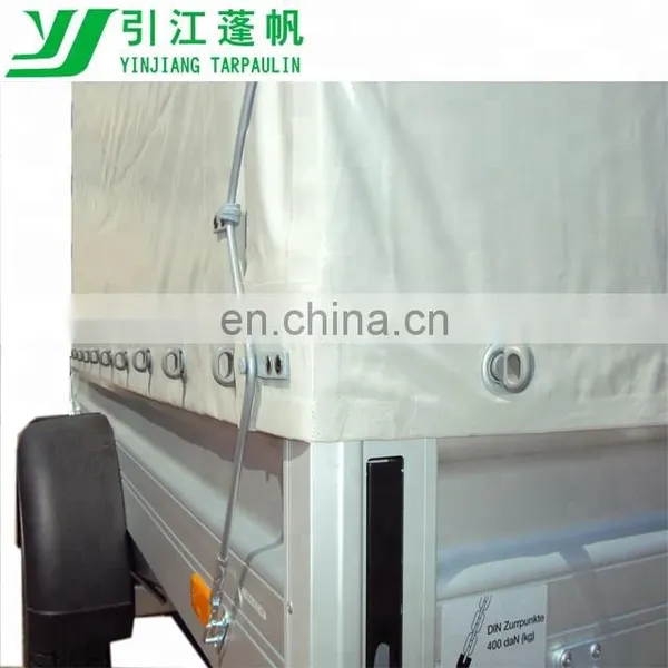 Waterproof Pvc Vinyl Fabric Cargo Trailer Cover Factory photo-5