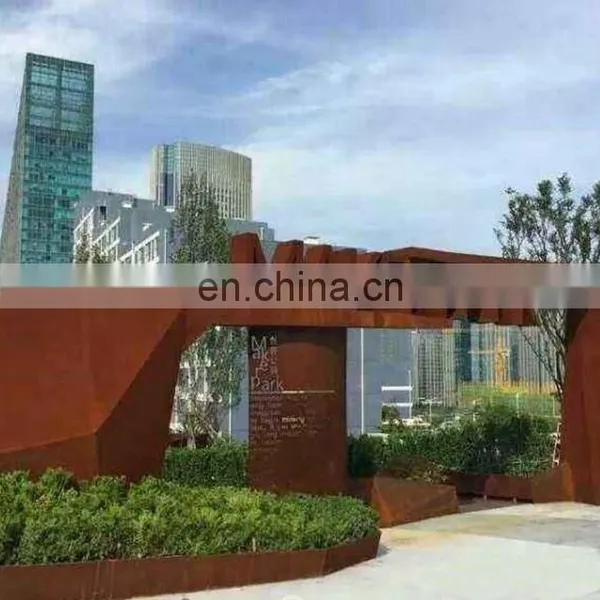 Villa Hotel Corten Steel Sculpture Decoration A588 Grade 50 photo-4