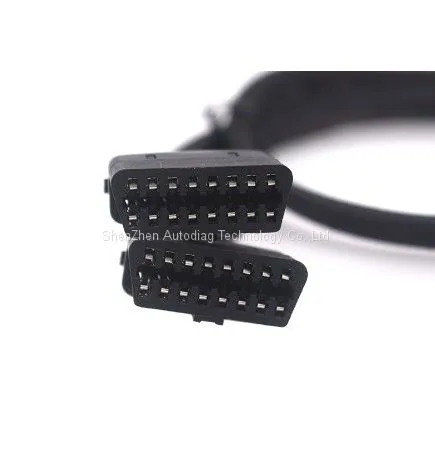 Universal Harness Kit Splitter Extension 16Pin OBD T Cable Car/Auto Plastic Flange Mount Brackets/Connector/Adapter Set photo-3