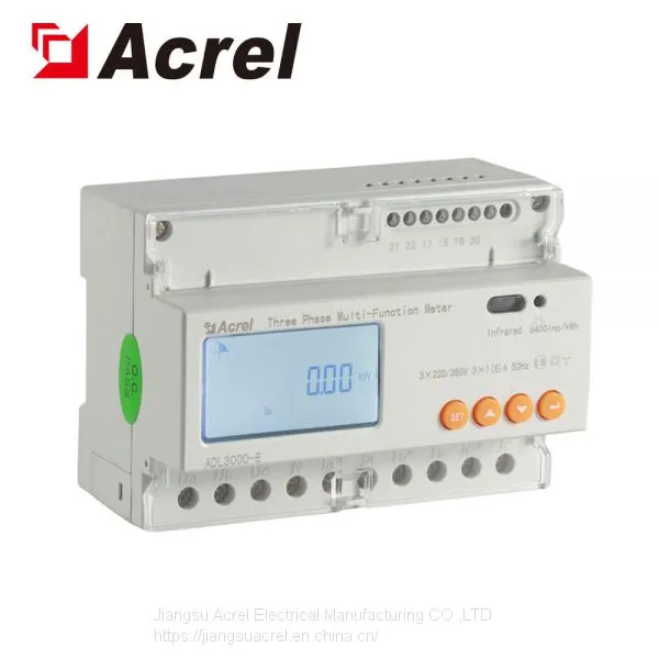 Acrel ADL3000-E интеллектуальный счетчик электроэнергии / счетчик энергии на шину монтажа DIN / счетчик электроэнергии для солнечной энергии