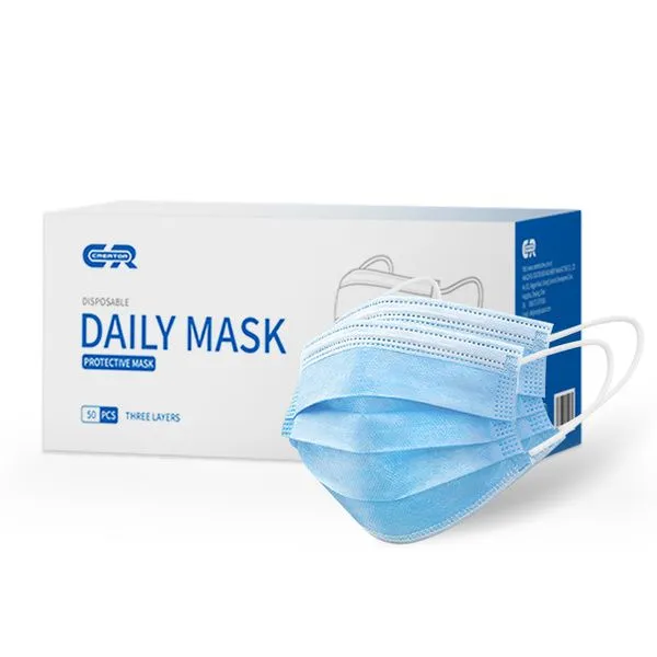 3 Ply Nonwoven Disposable and Face Mask Disposable Daily Mask