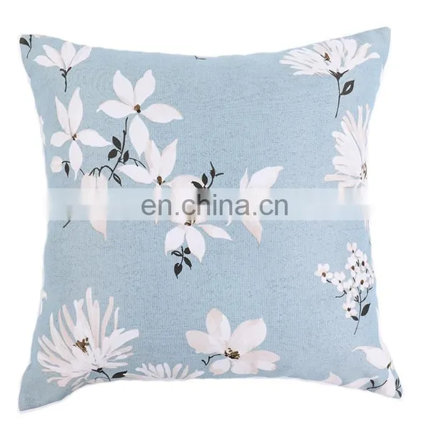 Decorative Throw Pillow Cover Flowers Printed Pillowcases Cushion Cover for Couch/Bed/Sofa Farmhouse photo-2