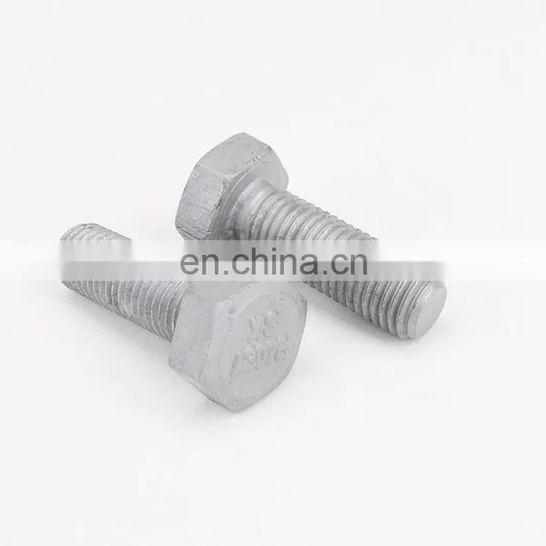 Standard Astm A307m Hex Bolts Type A B Galvanized Bolt photo-4