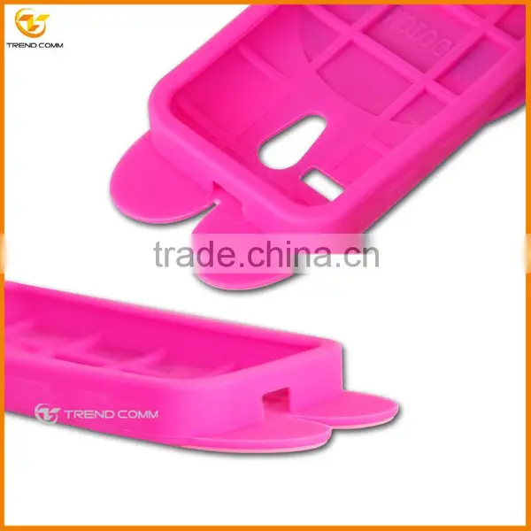 3d Rabbit Cartoon Silicon Case for Motorola Moto g photo-5
