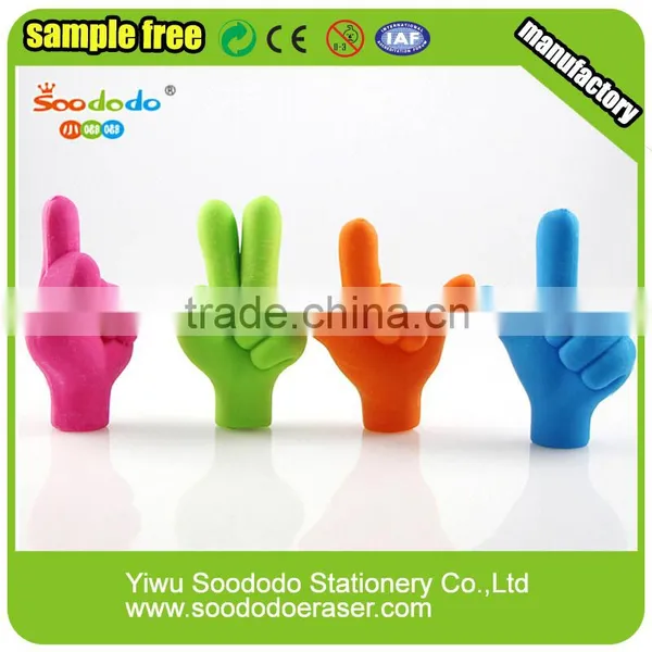 Promotional Stationery Colorful Soft Cheap Rubber Thumb Eraser photo-3