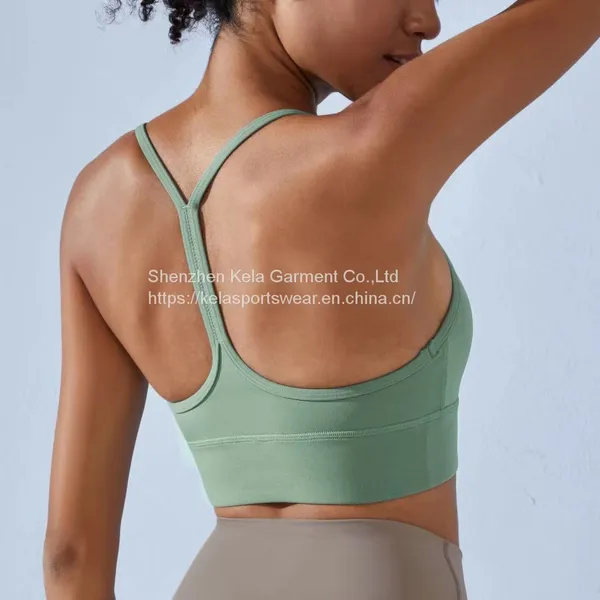 Factory Hot Sale Sportswear Running Fitness Wear Top High Quality Active Wear Yoga Sports Bra photo-3