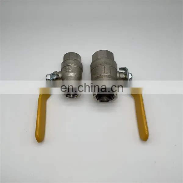 Latest Hot Selling High Quality Custom 1/2 3/4 Zhejiang Zinc Alloy Threaded Long Handle Ball Valve photo-4