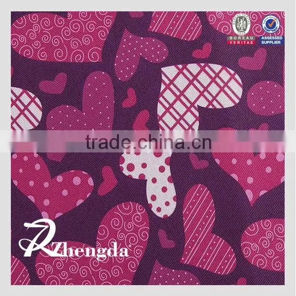 Polyester Heart Print Fabric photo-2