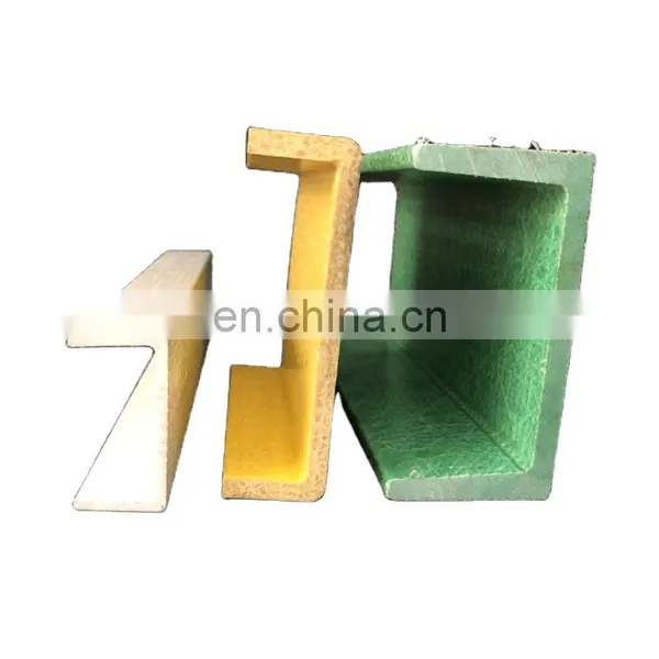 High Strength Fiberglass C Channel Profile/frp Channel for Stairs Ladder/fiberglass Structural Shapes photo-2