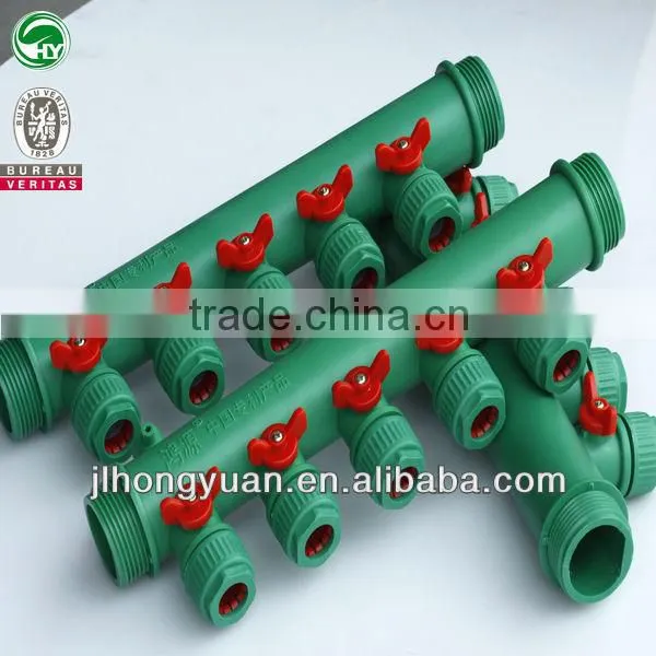 Plastic Manifold for Floor Heating/More Efficient Than Brass Manifold/PPR Fittings photo-2