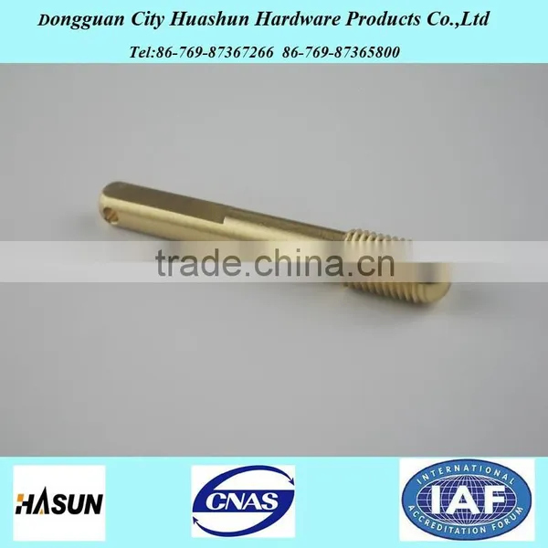 Precision CNC Turning Machined Brass Shaft,CNC Turning Parts,Customized Shaft Forged Parts photo-5