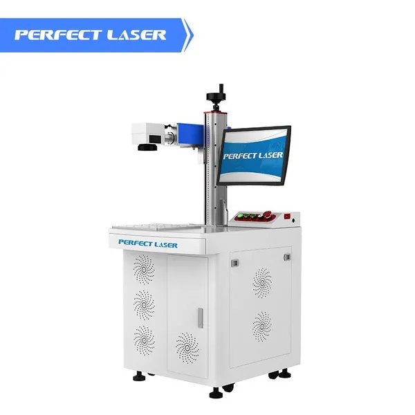Perfect Laser China Suppiler 20W 30W 50W Horizontal PC Control CNC Metal Fiber Laser Engraver Marking Machine