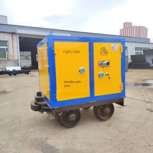 Explosives Transport Vehicle, Qilu Bangtai Model Btjd - 001 Explosives - Loaded Mine Car, Custom - Made for 600/762/900 Gauge photo-2