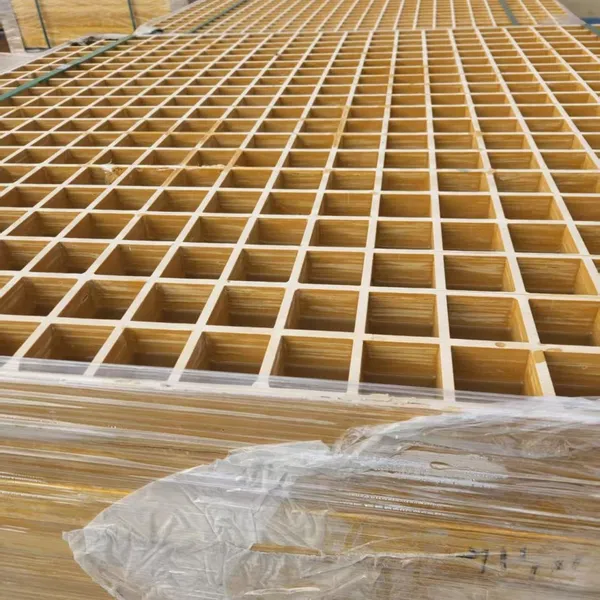 Flour Mill FRP Grating Dust Corrosion Resistant Anti Slip Grain Processing Floor Panel