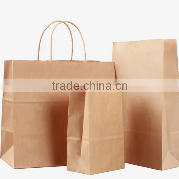 Luxury Custom Cheap Kraft Paper Gift Bag photo-5