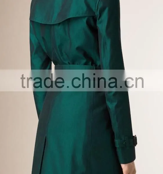 Trench Coat Ladies Winter Women Double Breasted Long Trench Coat photo-4