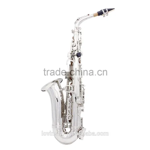 Plastic Baby Saxophone Silver Metal Alto Saxophone photo-4