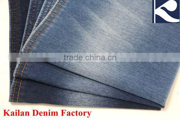 KD-625-12T 250g Twill Indigo Knitted Denim Fabric