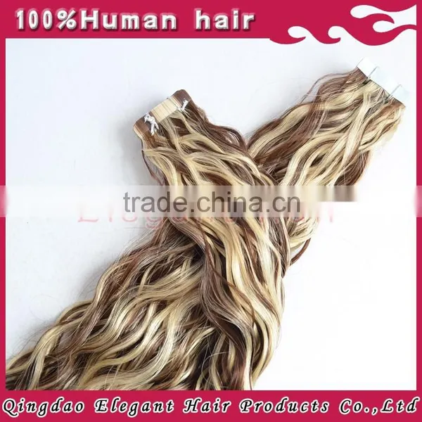 New Fashion Top Quality Best Selling Ombre Remy Tape Hair Extension photo-6