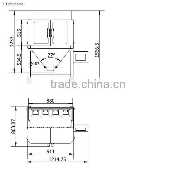 Automatic 4 Head Linear Weigh Machine for Sugar,salt,beans,candy,nuts,rice,seed,milk Powder Packing Machine photo-3
