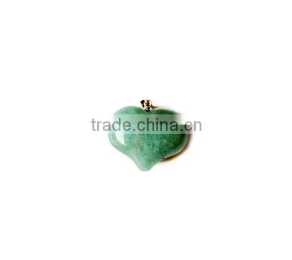 Pendant, PTP-A159 Natural Precious Gem Stone Heart Pendant Necklace, Fashion Pendant Jewelry Wholesale photo-2
