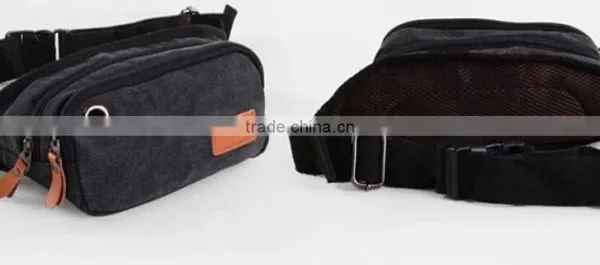 Men Boy Casual Canvas Bag Chest Shoulder ba Chest Hiking Bag Backpack Bag photo-4